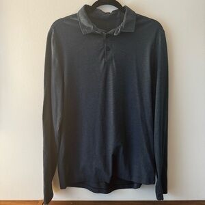 lululemon Dark Blue Long Sleeve Polo
